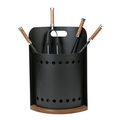 Haardstel type H530 hout/zwart