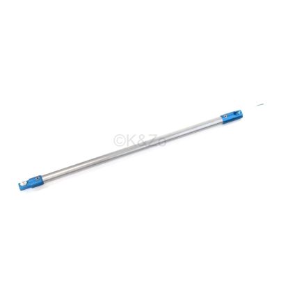 Power veegstok star aluminium 50cm 20mm blauw - Buttonlock