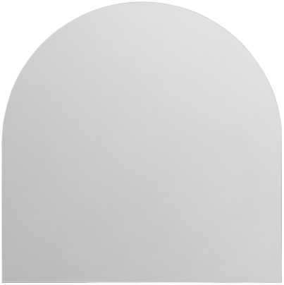 Vloerplaat glas 6MM - halfrond 80 x 80 cm