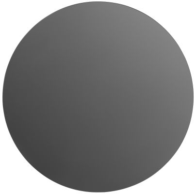 Vloerplaat glas 6MM - rond Ø90 cm (GRIJS)