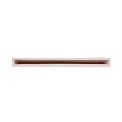 Convectierooster 1000x60mm slim frame wit