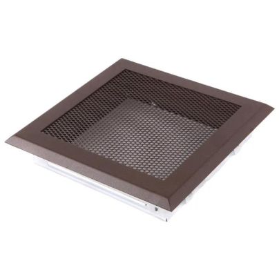 Ventilatierooster 16x16 cm (GLITTERBRUIN)