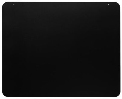 Vloerplaat staal 2MM - rechthoek 100 x 80 cm zwart