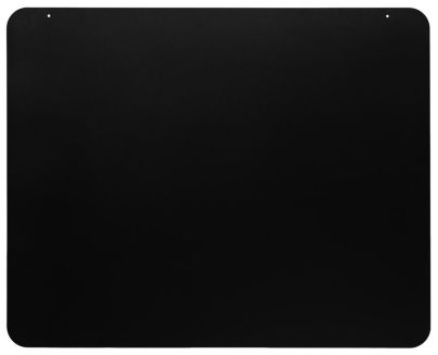 Vloerplaat staal 2MM - rechthoek 102 x 75 cm zwart