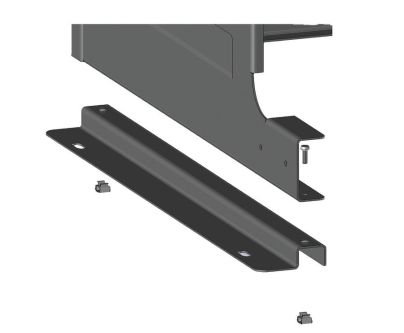 DEVAUX | Aluminium montageset | grondbevestiging ANTRACIET (3XL, 4XL)