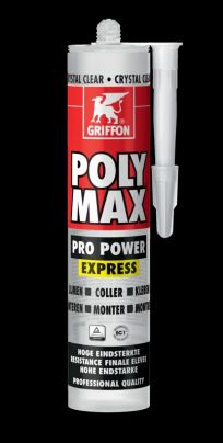 Griffon | Poly Max Pro Power Express montagelijm | TRANSP 300G