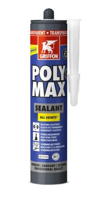 Griffon | Poly Max® Sealant afdichtingskit SMP-technologie| TRANSP 280ML