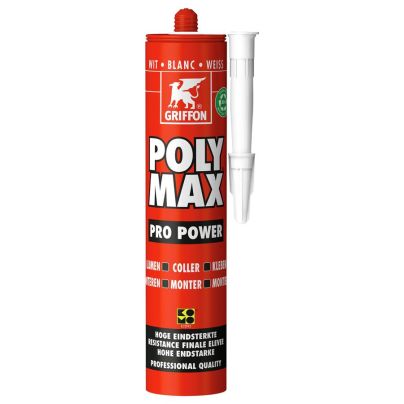 Griffon | Poly Max Pro Power Express montagelijm | WIT 435G