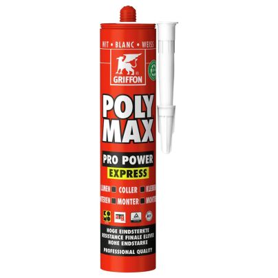Griffon | Poly Max Pro Power Express montagelijm| CRÈME 300G