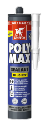 Griffon | Poly Max® Sealant afdichtingskit SMP-technologie | WIT 280ML