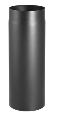 Kachelpijp Ø130 | 2 mm dikwandig staal zwart - 50 cm