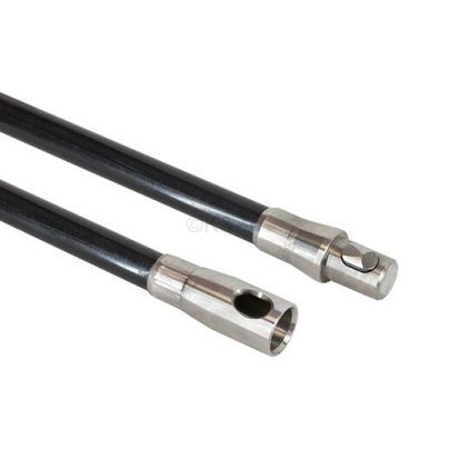 Power veegstok star 1m 16mm RVS koppeling - Buttonlock