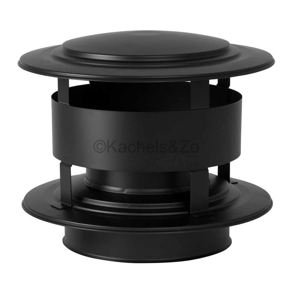 MONAKA Trekkap 175mm zwart | Holetherm dubbelwandig