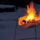 Vuurdoek buiten stoken