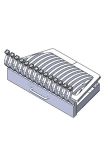 Vuurkorf H13 voor openhaard type KH55 front